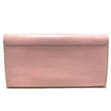 LOUIS VUITTON Folded wallet M61394 Epi Leather pink Epi Portefeuille Sarah Women Used Authentic