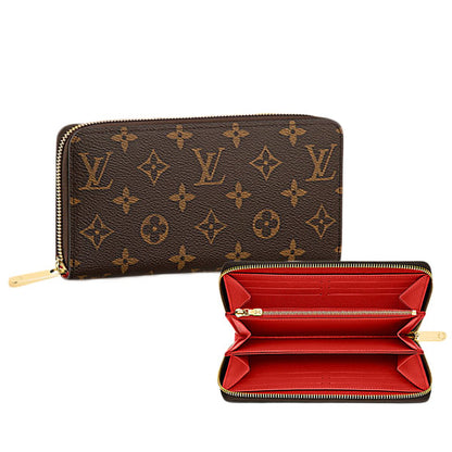 LOUIS VUITTON Long Wallet Purse M41896 Monogram canvas Brown Zip Around Monogram Zippy wallet Women(Unisex) Used Authentic