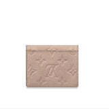 LOUIS VUITTON Tri-fold wallet Portefeuille Zoe Monogram ・ An plant Coin purse with Card Case leather M69800 Tourterelle (beige) Women Used Authentic