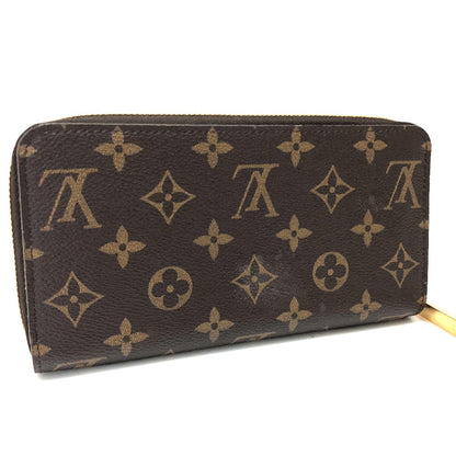 LOUIS VUITTON Long Wallet Purse M62414 Monogram canvas Brown Monogram Lovely Bird Zippy wallet Women Used Authentic