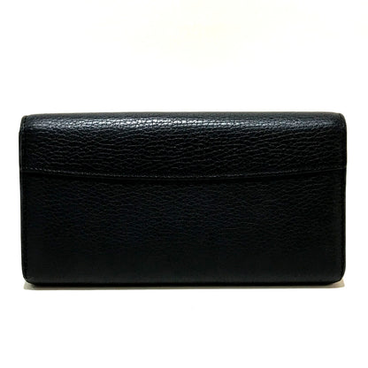 LOUIS VUITTON Folded wallet M62076 Taurillon Clemence Leather black Taurillon Clemence Portefeuille Capsine Women Used Authentic