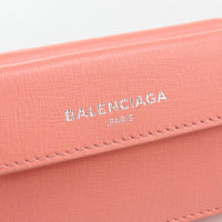 Balenciaga 410133 DLK0N 5615 Kompaktes Geldbeutel dreifach mit Geldbörsen Lederfrauen