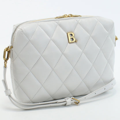 BALENCIAGA 600325 Camera bag Diagonal shoulder bag  leather ｗhite Women