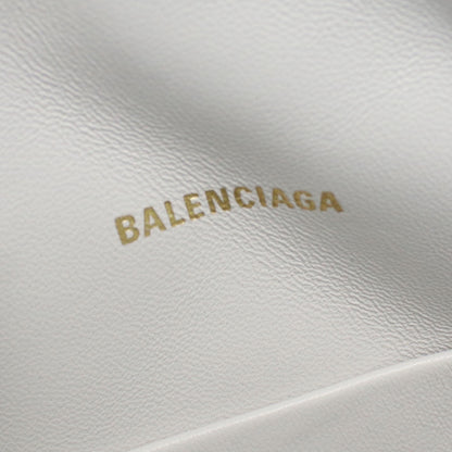 BALENCIAGA 600325 Camera bag Diagonal shoulder bag  leather ｗhite Women