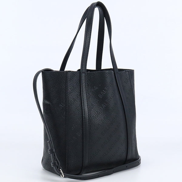 BALENCIAGA 551815 1000 XXS Tote Bag Every day Tote Bag shoulder bag Calfskin black Women