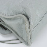 BALENCIAGA 300295 Classic Mini City Handbag leather gray Women