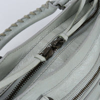 BALENCIAGA 300295 Classic Mini City Handbag leather gray Women