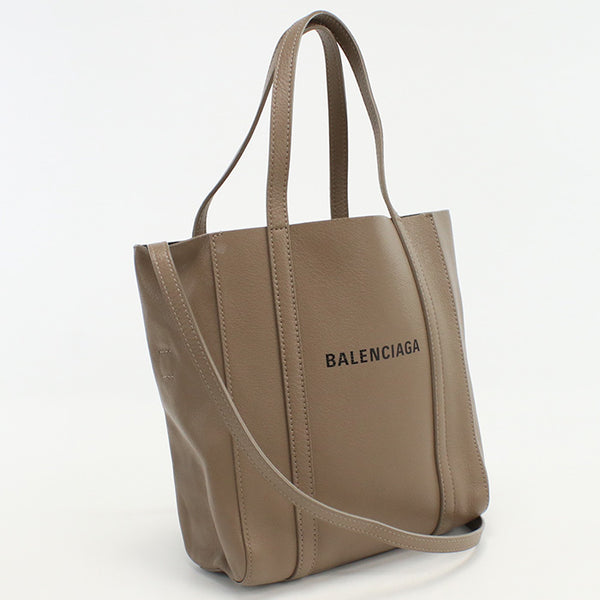 BALENCIAGA 551815 XXS Tote Bag Every day Shoulder bag Calfskin brown Women