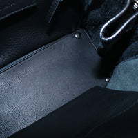 BALENCIAGA 357333 Paper mini Tote Bag shoulder bag leather black Women