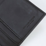 BOTTEGAVENETA 473065 Slim long wallet INTRECCIATO Purse folio leather brown mens