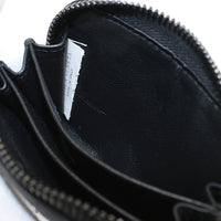 BOTTEGAVENETA Coin purse with zipper INTRECCIATO Coin Pocket lambskin black mens