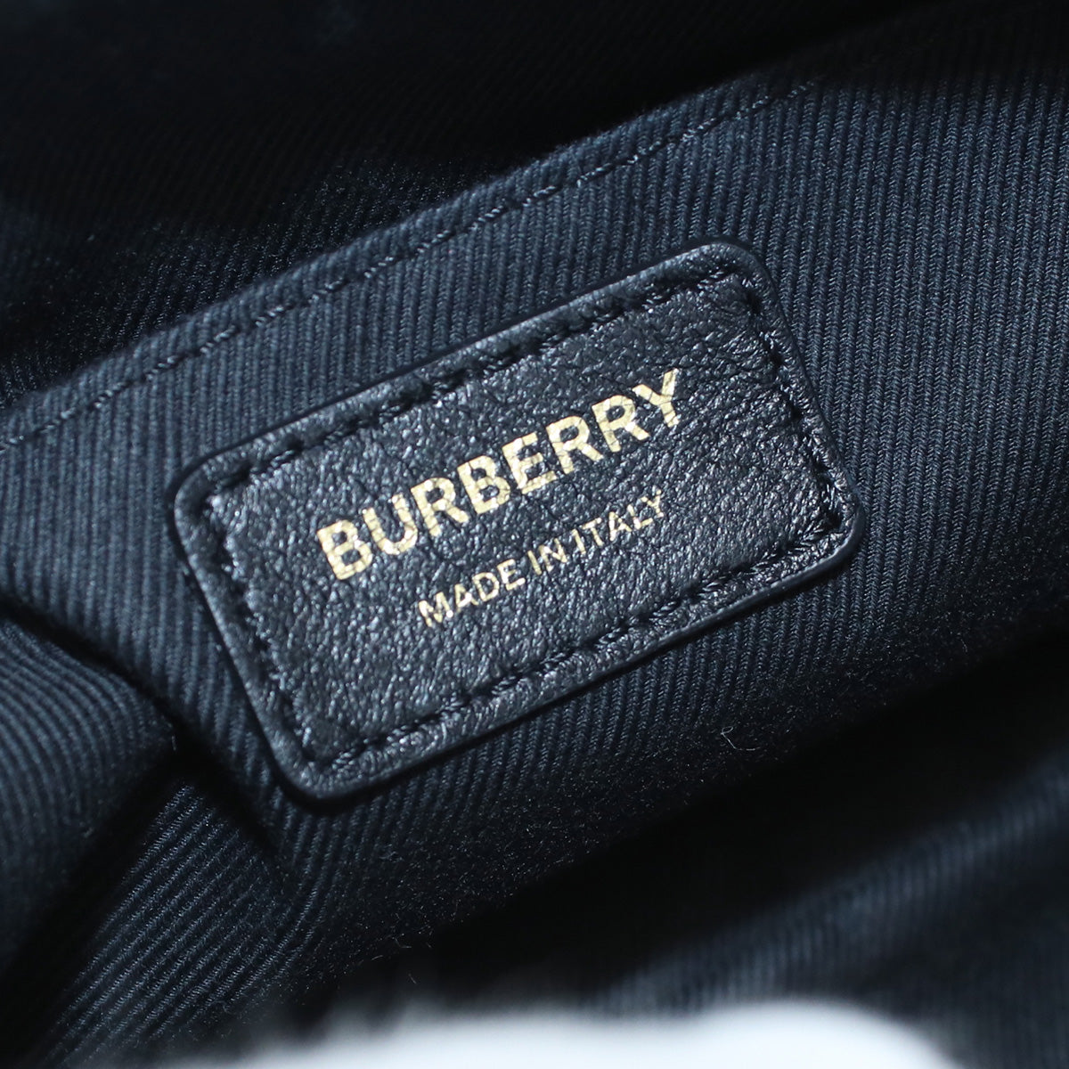 BURBERRY Shoulder Bag Diagonal shoulder bag leather black Women