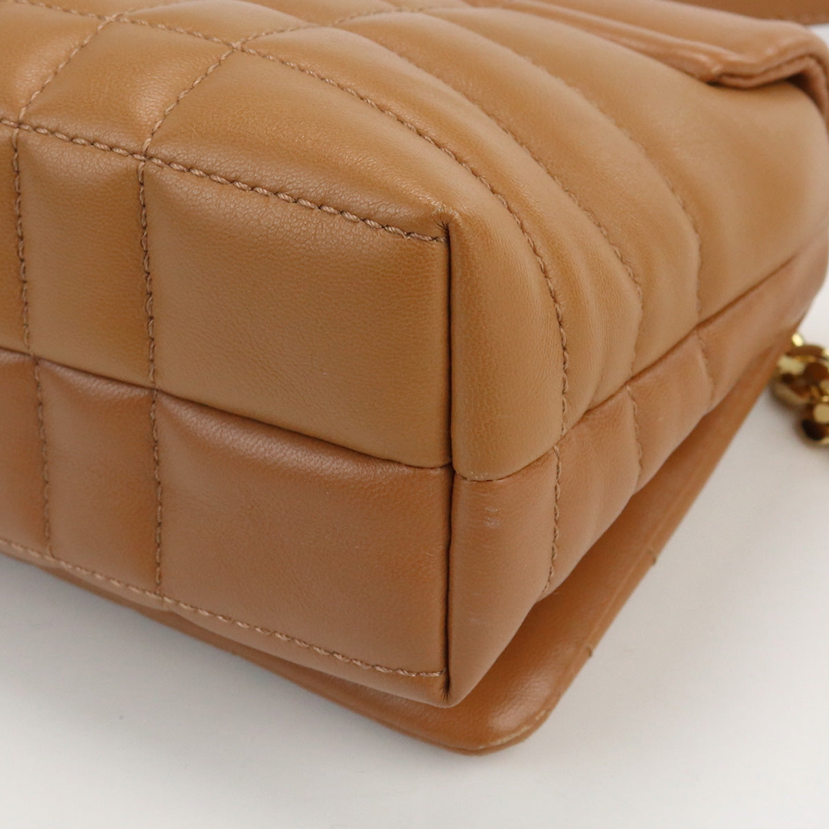 BURBERRY Shoulder Bag Diagonal leather brown Women