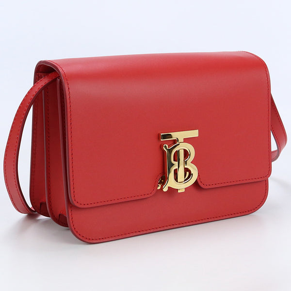 BURBERRY TBShoulder Bag Diagonal shoulder bag Shoulder Bag Calfskin red Women