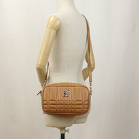 BURBERRY Small Roller Camera Bag Diagonal Shoulder Bag leather Brown Women
