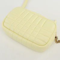 BURBERRY 8066149 Lola Mini Camera Bag Diagonal Shoulder Bag leather Yellow Women