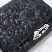 BVLGARI 289369 Tri-fold wallet Tri-fold wallet with coin purse Calfskin Black Women