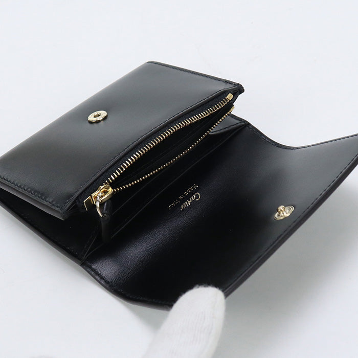 CARTIER Card Case C de Cartier Business card holder leather black unisex