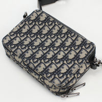 Christian Dior 2OBBC119YSE H05E Shoulder Bag pouch Diagonal Dior Oblique navy
