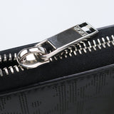 Christian Dior 2ESBC252VPD H03E Long zip wallet Purse Around Oblique black