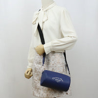 Christian Dior 1ATPO061 Atelier roller Diagonal Shoulder Bag leather blue Women