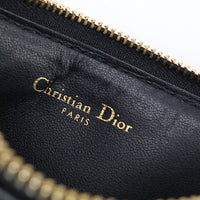 Christian Dior S5131UWHC M900 Cosmos ZipCardHolder Dior Caro Case Calfskin black
