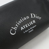 ChristianDior 1ATPO061 roller Atelier Diagonal shoulder bag leather black unisex