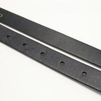 Christian Dior B0042CWGH M900 belt saddle belt leather black Women