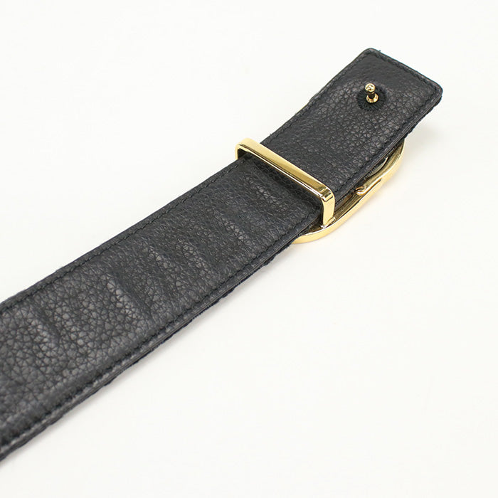 Christian Dior belt CD ICON rbelt eversible Canvas, leather black mens(unisex)