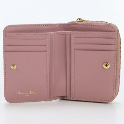 Christian Dior CD83578 Scarlett Wallet 55000 Folded Calfskin pink Women