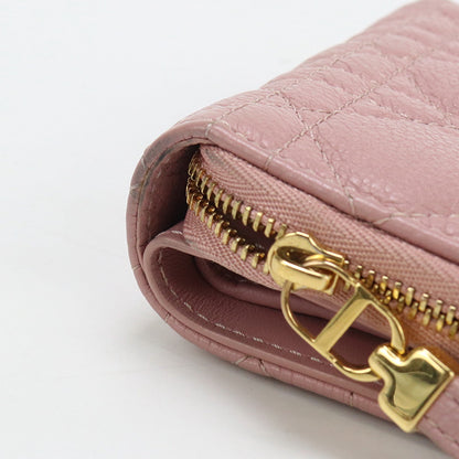 Christian Dior CD83578 Scarlett Wallet 55000 Folded Calfskin pink Women