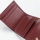 Celine Small Trifold Wallet Tri-Fold Wallet Leder Frauen braun