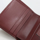 Celine pequeña billetera trifold trifolet billetera de cuero marrón marrón