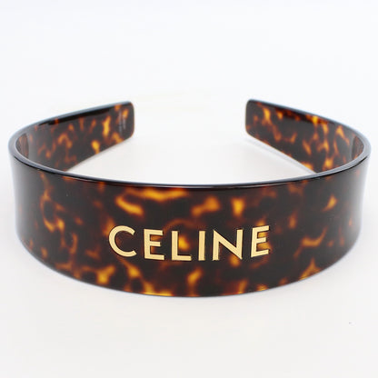 CELINE 46Y37 6CEA 19AG head band Katyusha acetate brown Women