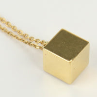 CELINE Cube Gold Necklace Triomphe Necklace metal gold Women
