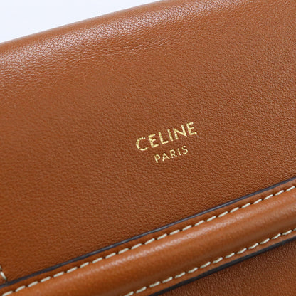 CELINE 10G332CQD 04LU mobile pouch with flap Triomphe canvas Shoulder Bag PVC