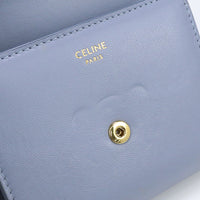 CELINE 10D78 3DPV Small wallet Triomphe Tri-fold wallet with coin purse Calfskin