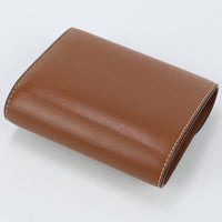 CELINE 10D78 3BZG 04LU Small wallet Triomphe Tri-fold wallet with coin purse Calfskin brown Women
