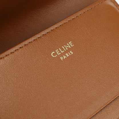 CELINE 10I65 2DS3 04LU wallet with coin pocket Triomphe canvas  PVC brown