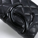 CHANEL Long wallet Cambon Long wallet with double fold coin purse Calfskin Black Women
