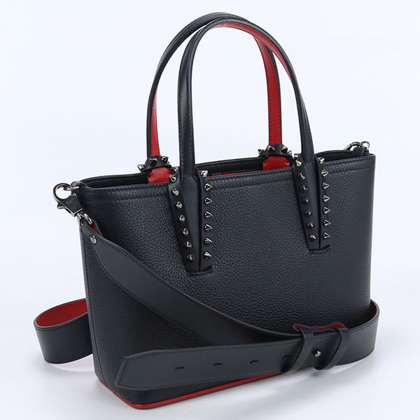 Christian Louboutin 1205054 kabata mini Tote Bag shoulder bag leather  black