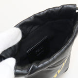 Fendi 7AR898 ADM9 Porta del telefono Custodia Mobile Leather Black Unisex