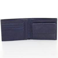 Fendi 7m0001 VRE BIFOLD 지갑 ZUCCA BIFOLD 지갑 지갑은 색상 해군 재료 캔버스입니다.