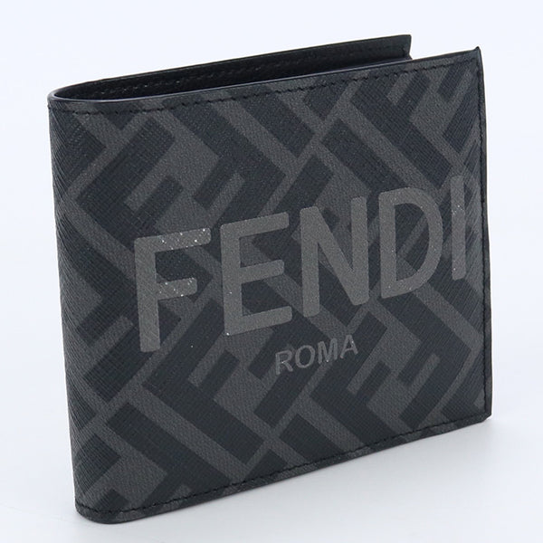 FENDI 7M0339 AJJ8 F0TUH Bifold Wallet with Coin case Bi-fold wallet  PVC mens