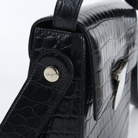 FERRAGAMO 21 8297 2WAY Tote handbag Handbag leather Black Women