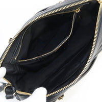 FERRAGAMO 21 E462 2WAY handbag Gancini shoulder bag 2way leather black Women