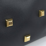 FERRAGAMO 21 H610 Studio Bag Small Gancini Tote Bag handbag fabric beige Women