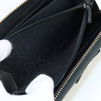 GUCCI 388680 CWC1G 1000 Zip around wallet Guccisima PurseZip Around leather Women black