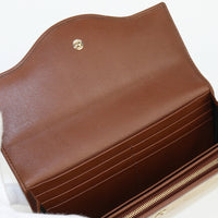 GUCCI 282431 Continental wallet suki Bifold Long Wallet Jacquard  gg canvas Women