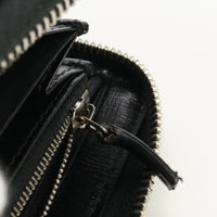 GUCCI 673003 92TCN 1000 Zip around wallet Interlocking G PurseZip Around PVC mens color black